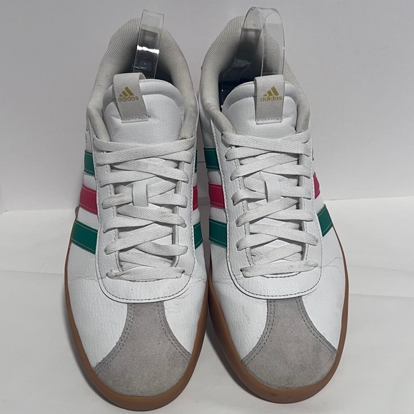 Adidas‎ Sneakers Gum Sole Mens 12 Red Green Stripes Casual Shoes - Picture 6 of 16